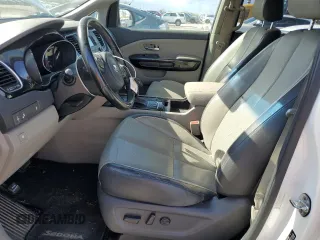 2015 Kia Sedona EX with VIN KNDMC5C14F6050738, listed as a Copart auction lot 52596095 with 142,551 mi miles and Salvage Title. Bid and sale history available at carsss.com. Image 7.