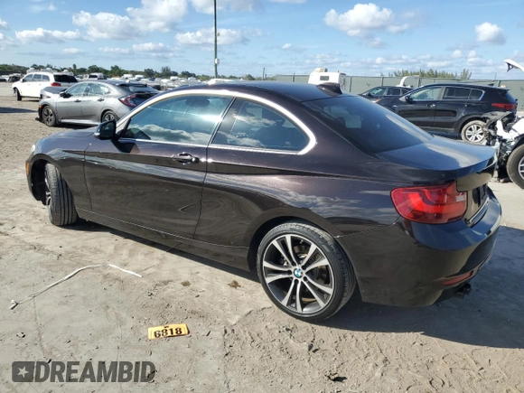 2015 BMW 2 Series 228i xDrive with VIN WBA1F7C51FVX95782, listed as a Copart auction lot 44176475 with 67,809 mi miles and Salvage Title. Bid and sale history available at carsss.com. Image 2.
