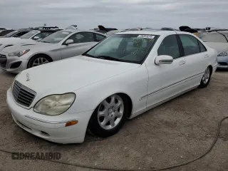 2000 Mercedes-Benz S-Class with VIN WDBNG70J3YA107826, listed as a Copart auction lot 75091674 with 0 mi miles and Non Repairable. Bid and sale history available at carsss.com. Image 1.