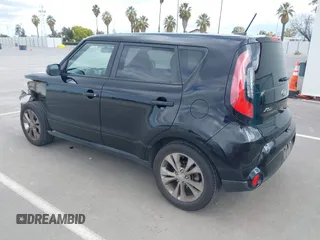 2016 Kia Soul + with VIN KNDJP3A56G7275630, listed as a IAAI auction lot 41906069 with 87,874 mi miles. Bid and sale history available at carsss.com. Image 3.