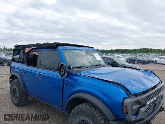 2021 Ford Bronco z VIN 1FMEE5DHXMLA78970, wystawiony jako IAAI lot #42316756 z przebiegiem 35 668 mil mil oraz . Historia ofert i sprzedaży dostępna na DreamBid. Obrazek 12.