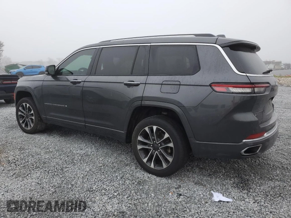 2021 Jeep Grand Cherokee Overland with VIN 1C4RJJDGXM8153204, listed as a Copart auction lot 85214754 with 41,478 mi miles and Salvage title. Bid and sale history available at DreamBid. Image 2.