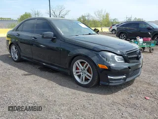 2013 Mercedes-Benz C 300 Sport with VIN WDDGF8AB1DA821545, listed as a IAAI auction lot 42116822 with 122,443 mi miles and . Bid and sale history available at carsss.com. Image 1.