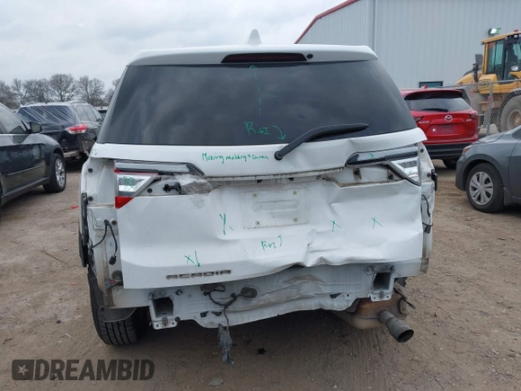 2021 GMC Acadia SLE z VIN 1GKKNKLA3MZ218806, wystawiony jako IAAI lot #41685932 z przebiegiem 82 021 mil mil oraz . Historia ofert i sprzedaży dostępna na DreamBid. Obrazek 6.