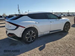2023 Kia EV6 GT-Line with VIN KNDC44LA2P5097633, listed as a Copart auction lot 43500815 with 13,857 mi miles and Clean Title. Bid and sale history available at carsss.com. Image 3.