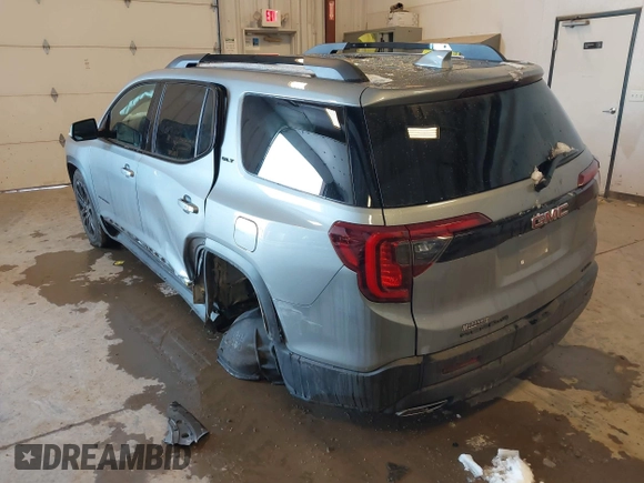 2023 GMC Acadia SLT with VIN 1GKKNULSXPZ263525, listed as a IAAI auction lot 41296040 with 8,631 mi miles and . Bid and sale history available at DreamBid. Image 3.