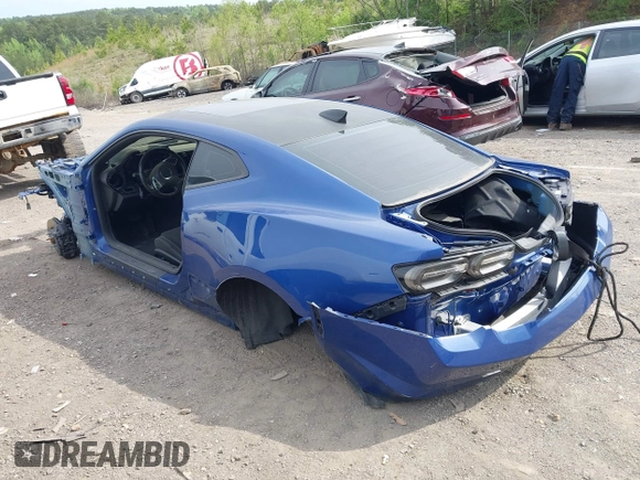 2021 Chevrolet Camaro 1SS with VIN 1G1FF1R78M0123932, listed as a IAAI auction lot 42040794 with Not Provided miles and . Bid and sale history available at DreamBid. Image 3.