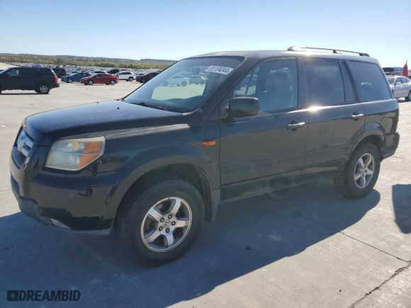 2006 Honda Pilot EX-L with RES with VIN 5FNYF286X6B044832, listed as a Copart auction lot 81104344 with 255,006 mi miles and Salvage Title. Bid and sale history available at carsss.com. Image 1.