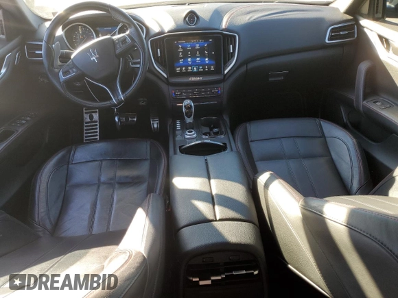 2017 Maserati Ghibli with VIN ZAM57XSS2H1249720, listed as a Copart auction lot 80409684 with 56,769 mi miles and Salvage Title. Bid and sale history available at carsss.com. Image 8.