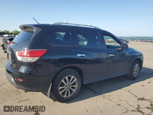 2016 Nissan Pathfinder Platinum with VIN 5N1AR2MM4GC658699, listed as a Copart auction lot 61581475 with 89,985 mi miles and Salvage title. Bid and sale history available at DreamBid. Image 3.