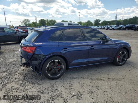 2020 Audi SQ5 Premium Plus with VIN WA1B4AFY6L2121781, listed as a Copart auction lot 62810055 with 74,626 mi miles and Non repairable. Bid and sale history available at DreamBid. Image 3.