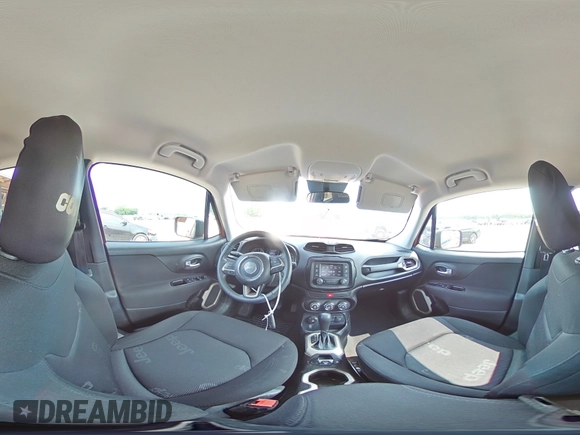 2017 Jeep Renegade Sport with VIN ZACCJBAB6HPF18061, listed as a Copart auction lot 59039595 with 95,431 mi miles and Salvage title. Bid and sale history available at DreamBid. Image 16.