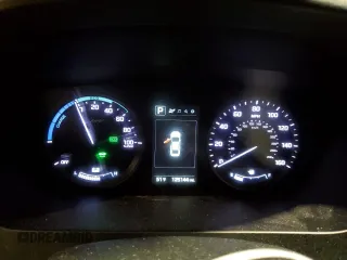 2016 Hyundai Sonata Hybrid SE with VIN KMHE24L11GA036923, listed as a Copart auction lot 40149594 with 125,144 mi miles. Bid and sale history available at carsss.com. Image 9.