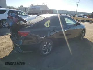 2019 Kia Forte LXS with VIN 3KPF24AD0KE073005, listed as a Copart auction lot 88747925 with 81,487 mi miles and Salvage title. Bid and sale history available at DreamBid. Image 3.