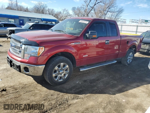 2013 Ford F-150 XL with VIN 1FTFX1CT7DKF94341, listed as a Copart auction lot 46542015 with 87,654 mi miles and Salvage Title. Bid and sale history available at carsss.com. Image 1.