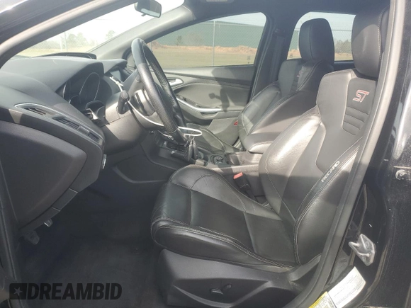 2014 Ford Focus ST with VIN 1FADP3L93EL365213, listed as a Copart auction lot 47104265 with 95,418 mi miles and Salvage Title. Bid and sale history available at carsss.com. Image 7.