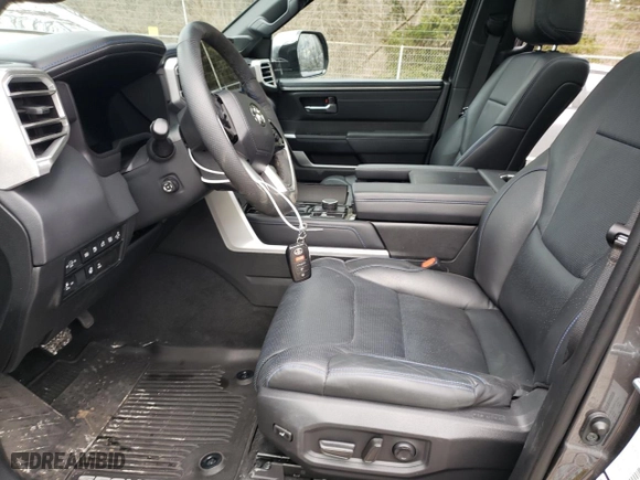 2023 Toyota Sequoia SR5 with VIN 7SVAAABA0PX005655, listed as a Copart auction lot 48110165 with 27,290 mi miles and Salvage Title. Bid and sale history available at carsss.com. Image 7.