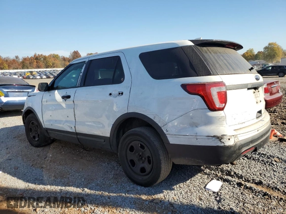 2016 Ford Utility Police Interceptor with VIN 1FM5K8AR9GGB81463, listed as a Copart auction lot 76627934 with 76,851 mi miles and Clean Title. Bid and sale history available at carsss.com. Image 2.