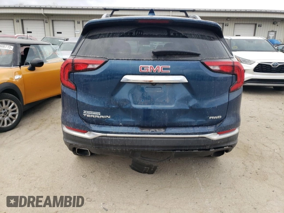 2020 GMC Terrain SLT with VIN 3GKALVEX1LL104944, listed as a Copart auction lot 46855375 with 82,783 mi miles and Salvage title. Bid and sale history available at DreamBid. Image 6.