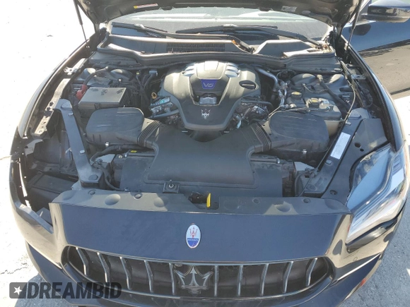 2018 Maserati Quattroporte S GranLusso z VIN ZAM56YPL6J1274054, wystawiony jako Copart lot #43738025 z przebiegiem 33 640 mil mil oraz Szkody całkowita. Historia ofert i sprzedaży dostępna na DreamBid. Obrazek 11.