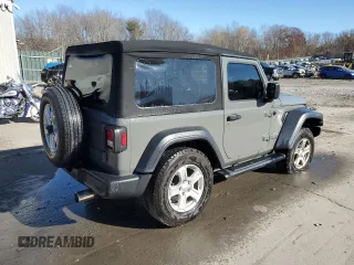2020 Jeep Wrangler Sport S z VIN 1C4GJXAG7LW282767, wystawiony jako Copart lot #79846214 z przebiegiem 46 805 mil mil oraz Szkoda całkowita • Salvage title. Historia ofert i sprzedaży dostępna na DreamBid. Obrazek 3.