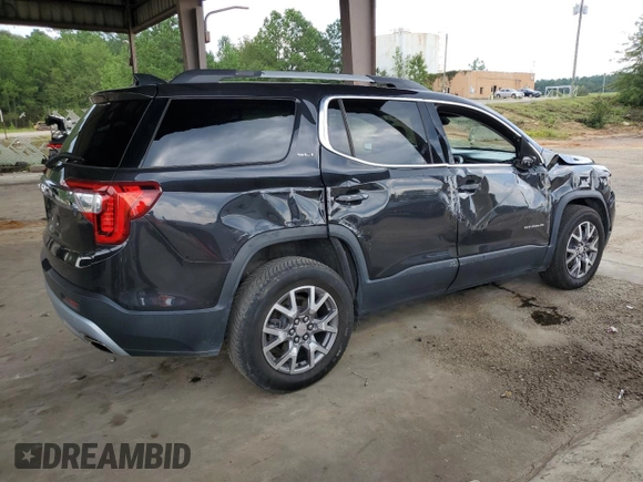 2020 GMC Acadia SLT with VIN 1GKKNMLS6LZ224635, listed as a Copart auction lot 67114884 with 107,829 mi miles and Salvage Title. Bid and sale history available at DreamBid. Image 3.