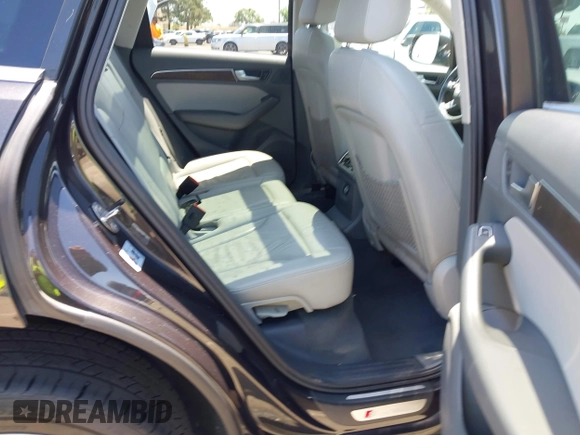 2014 Audi Q5 Premium Plus with VIN WA1DGAFP9EA017608, listed as a IAAI auction lot 42374142 with 98,795 mi miles and . Bid and sale history available at DreamBid. Image 8.