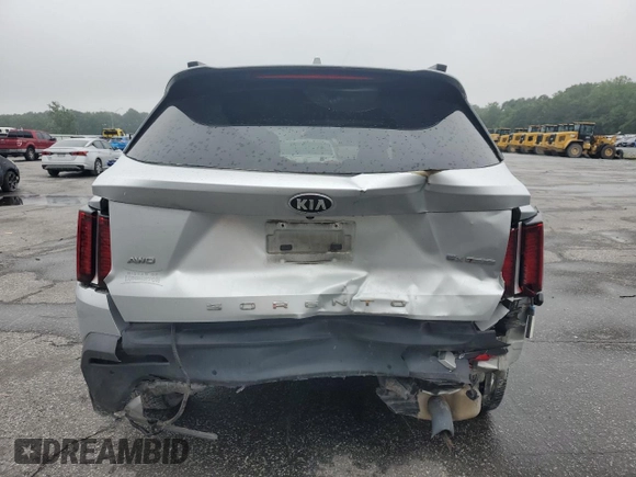 2021 Kia Sorento EX with VIN 5XYRHDLF9MG071527, listed as a Copart auction lot 58660985 with 111,057 mi miles and Clean title. Bid and sale history available at DreamBid. Image 6.