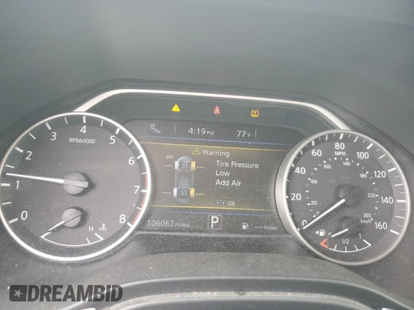 2016 Nissan Maxima SV z VIN 1N4AA6AP1GC906222, wystawiony jako Copart lot #55312285 z przebiegiem 106 062 mil mil oraz Szkoda całkowita • Salvage title. Historia ofert i sprzedaży dostępna na DreamBid. Obrazek 9.