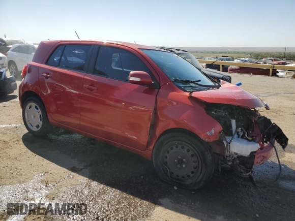 2008 Scion xD with VIN JTKKU10468J027482, listed as a Copart auction lot 73357374 with 134,732 mi miles and Salvage Title. Bid and sale history available at DreamBid. Image 4.