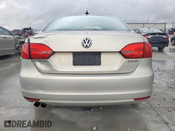 2011 Volkswagen Jetta SE with VIN 3VWDZ7AJ6BM366081, listed as a Copart auction lot 60572485 with 156,119 mi miles and Clean title. Bid and sale history available at DreamBid. Image 6.