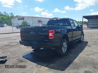 2018 Ford F-150 XL with VIN 1FTEX1EP4JFE00607, listed as a IAAI auction lot 42258768 with 89,273 mi miles and . Bid and sale history available at DreamBid. Image 4.