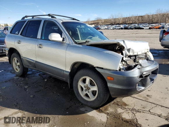 2002 Hyundai Santa Fe GLS with VIN KM8SC13D02U311312, listed as a Copart auction lot 85943534 with 307,758 mi miles and Salvage Title. Bid and sale history available at carsss.com. Image 4.