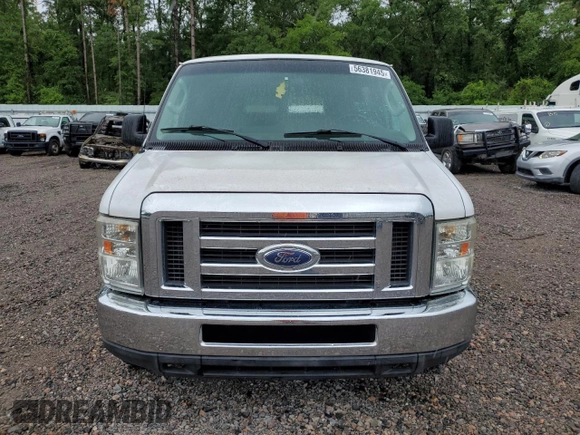 2009 Ford Econoline Passenger XL with VIN 1FBNE31L49DA74498, listed as a Copart auction lot 56381945 with 95,695 mi miles and Salvage title. Bid and sale history available at DreamBid. Image 5.