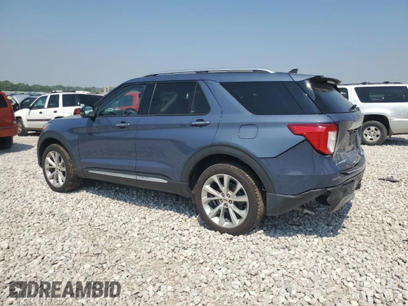 2021 Ford Explorer Platinum z VIN 1FM5K8HC2MGC36798, wystawiony jako Copart lot #60119585 z przebiegiem 70 174 mil mil oraz Szkoda całkowita • Salvage title. Historia ofert i sprzedaży dostępna na DreamBid. Obrazek 2.