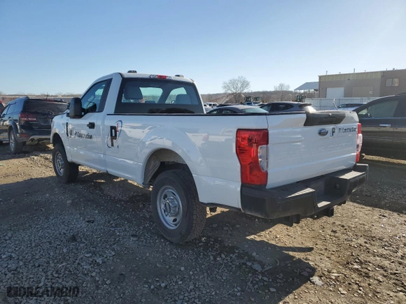 2021 Ford Super Duty F-250 SRW XL with VIN 1FDBF2A62MED98449, listed as a Copart auction lot 83397534 with 0 mi miles and Salvage Title. Bid and sale history available at carsss.com. Image 2.