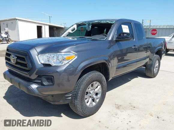 2020 Toyota Tacoma SR with VIN 3TYRX5GNXLT002488, listed as a IAAI auction lot 41973584 with 76,169 mi miles and . Bid and sale history available at DreamBid. Image 18.