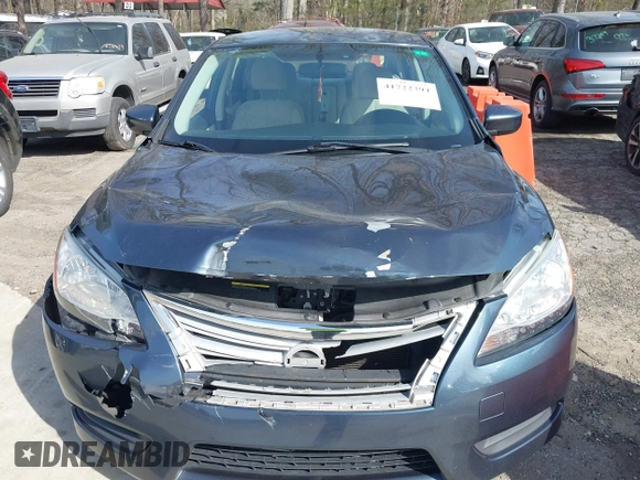 2015 Nissan Sentra S with VIN 3N1AB7AP5FY293799, listed as a IAAI auction lot 41722394 with 131,799 mi miles. Bid and sale history available at carsss.com. Image 12.