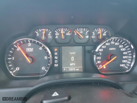 2015 Chevrolet Silverado 1500 LS with VIN 1GCVKPEC5FZ214675, listed as a Copart auction lot 81813964 with 73,970 mi miles and Salvage Title. Bid and sale history available at carsss.com. Image 9.