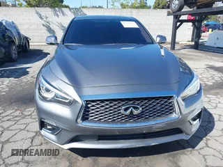 2021 Infiniti Q50 3.0t LUXE with VIN JN1EV7BP9MM706833, listed as a IAAI auction lot 41724977 with 55,784 mi miles. Bid and sale history available at carsss.com. Image 12.