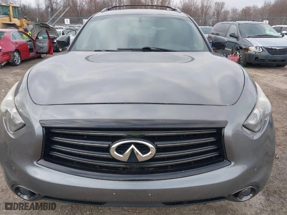 2016 Infiniti QX70 with VIN JN8CS1MU1GM670819, listed as a IAAI auction lot 41890593 with NaN miles. Bid and sale history available at carsss.com. Image 12.