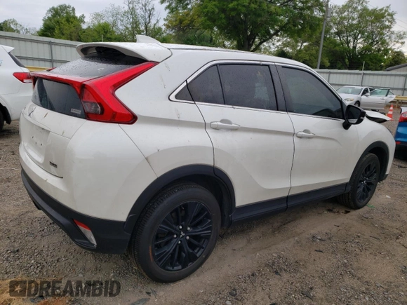 2020 Mitsubishi Eclipse Cross LE with VIN JA4AT4AA8LZ001126, listed as a Copart auction lot 51175744 with 76,296 mi miles and Salvage title. Bid and sale history available at DreamBid. Image 3.