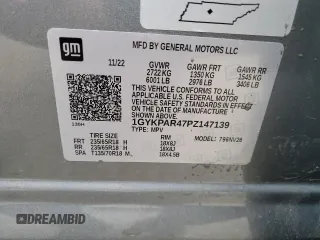 2023 Cadillac XT6 FWD Luxury z VIN 1GYKPAR47PZ147139, wystawiony jako Copart lot #50783595 z przebiegiem 27 684 mil mil oraz Szkoda całkowita • Salvage title. Historia ofert i sprzedaży dostępna na DreamBid. Obrazek 13.