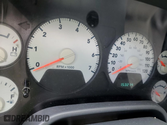 2006 Dodge 1500 SLT with VIN 1D7HU18276J139845, listed as a Copart auction lot 53490135 with 153,214 mi miles and Salvage Title. Bid and sale history available at carsss.com. Image 9.