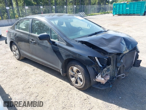 2014 Honda Civic LX z VIN 19XFB2F59EE273987, wystawiony jako IAAI lot #42291833 z przebiegiem 128 141 mil mil oraz . Historia ofert i sprzedaży dostępna na DreamBid. Obrazek 1.