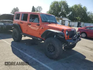 2015 Jeep Wrangler Unlimited Rubicon with VIN 1C4BJWFG7FL719038, listed as a Copart auction lot 51507205 with 62,664 mi miles and Salvage Title. Bid and sale history available at carsss.com. Image 4.