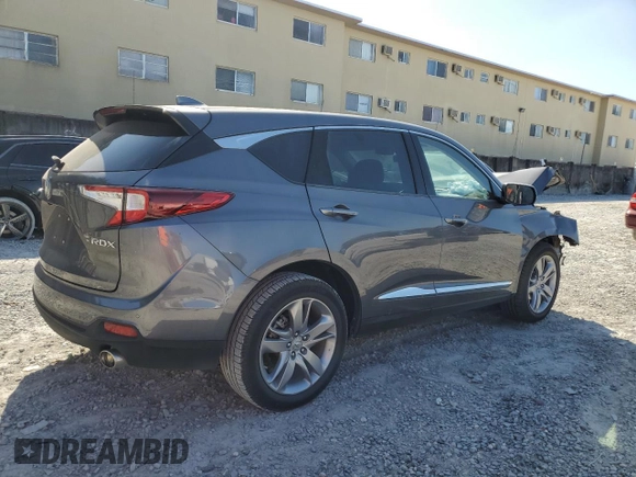 2020 Acura RDX w/Advance Pkg with VIN 5J8TC1H78LL020965, listed as a Copart auction lot 87675995 with 41,661 mi miles and Salvage Title. Bid and sale history available at carsss.com. Image 3.