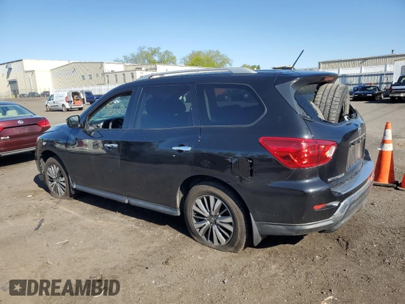 2017 Nissan Pathfinder SL with VIN 5N1DR2MM2HC629331, listed as a Copart auction lot 54307485 with 155,383 mi miles and Salvage Title. Bid and sale history available at DreamBid. Image 2.