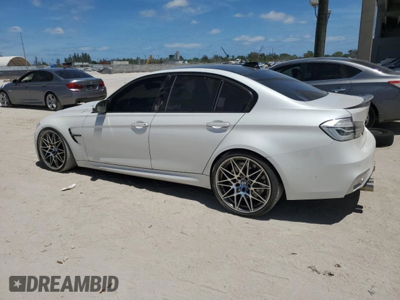 2017 BMW M3 with VIN WBS8M9C5XH5G84679, listed as a Copart auction lot 50328034 with 85,607 mi miles. Bid and sale history available at carsss.com. Image 2.