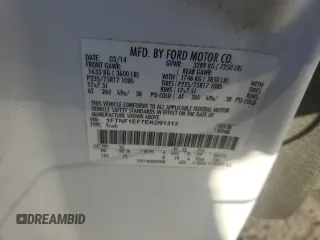 2014 Ford F-150 XL z VIN 1FTNF1EF7EKD91313, wystawiony jako Copart lot #83408474 z przebiegiem Nie podano mil oraz Szkoda całkowita • Salvage title. Historia ofert i sprzedaży dostępna na DreamBid. Obrazek 14.